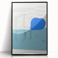 Modern Wall Art: Landscape with a Chair - Abstract Minimalism