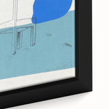Modern Wall Art: Landscape with a Chair - Abstract Minimalism