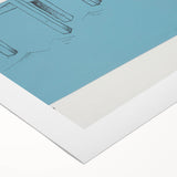 Modern Wall Art: Landscape with a Chair - Abstract Minimalism