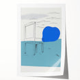 Modern Wall Art: Landscape with a Chair - Abstract Minimalism