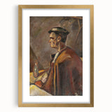 Modern Wall Art: Drinking Spirits - Reflective Portrait