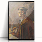 Modern Wall Art: Drinking Spirits - Reflective Portrait