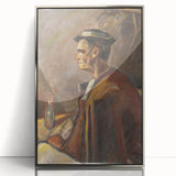 Modern Wall Art: Drinking Spirits - Reflective Portrait