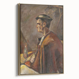 Modern Wall Art: Drinking Spirits - Reflective Portrait