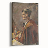 Modern Wall Art: Drinking Spirits - Reflective Portrait