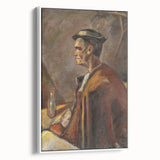 Modern Wall Art: Drinking Spirits - Reflective Portrait