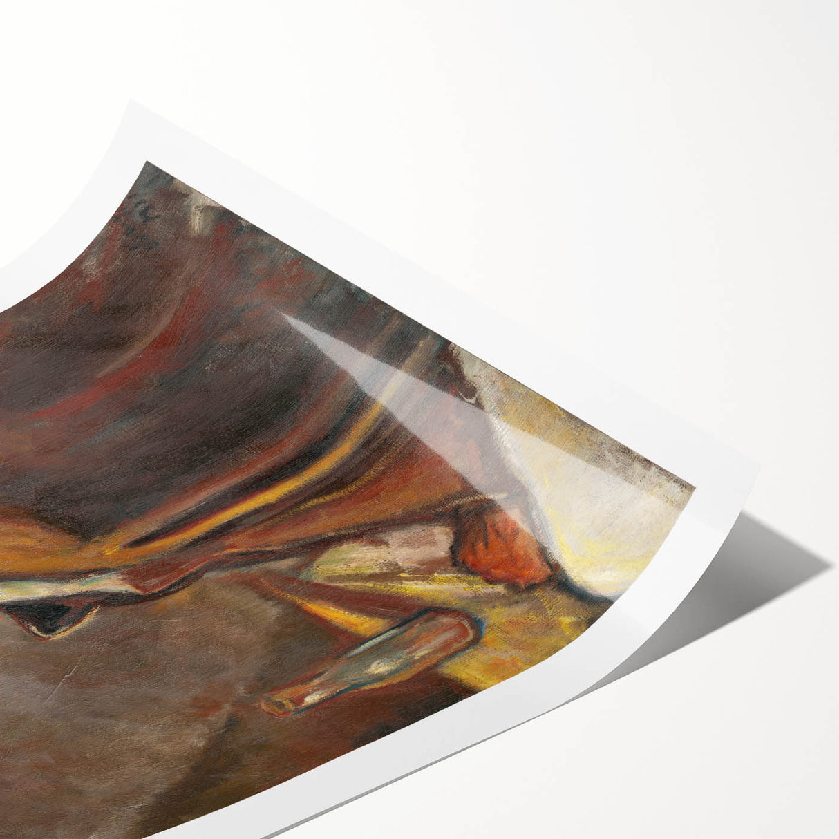 Modern Wall Art: Drinking Spirits - Reflective Portrait