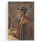 Modern Wall Art: Drinking Spirits - Reflective Portrait