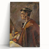 Modern Wall Art: Drinking Spirits - Reflective Portrait