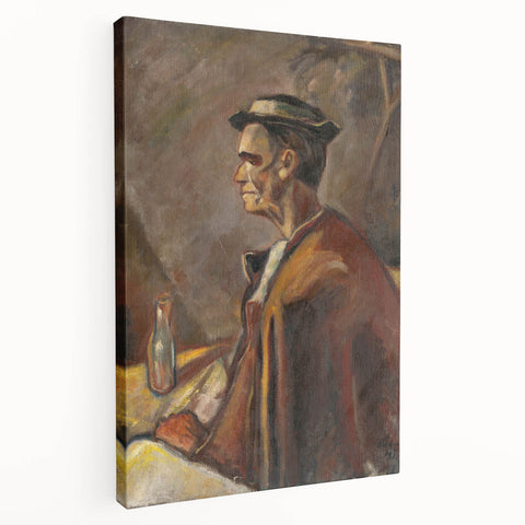 Modern Wall Art: Drinking Spirits - Reflective Portrait
