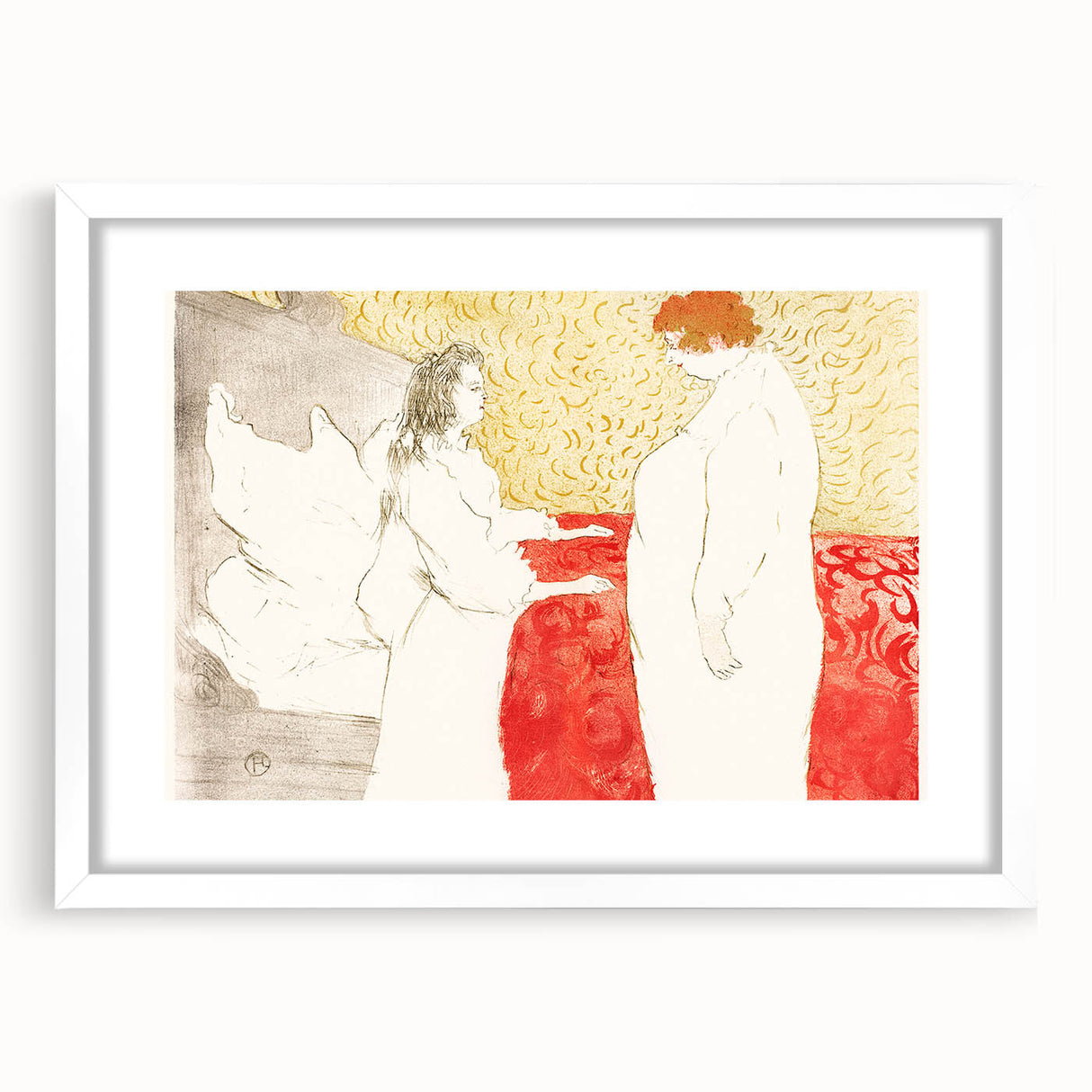 Toulouse-Lautrec Prints - Woman in Bed Impressionist Wall Art