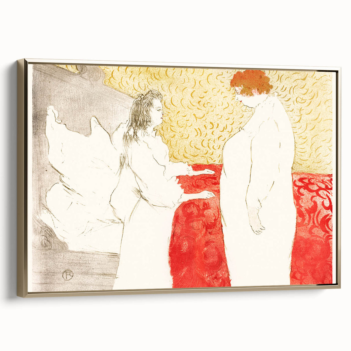 Toulouse-Lautrec Prints - Woman in Bed Impressionist Wall Art