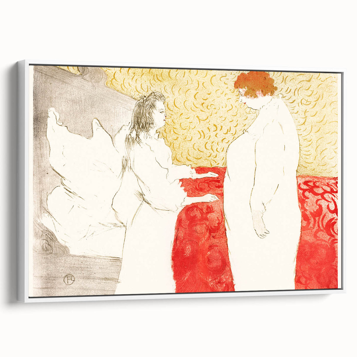 Toulouse-Lautrec Prints - Woman in Bed Impressionist Wall Art