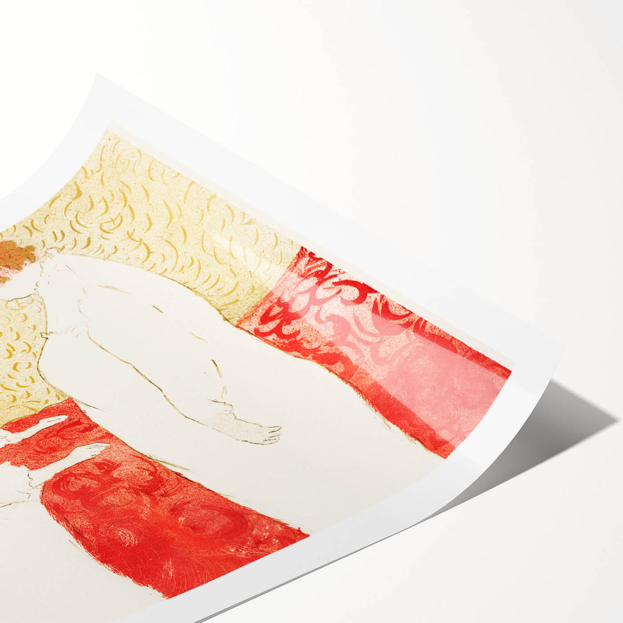 Toulouse-Lautrec Prints - Woman in Bed Impressionist Wall Art