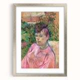 Impressionist Portrait - Lautrec’s ‘Woman in the Garden’ Wall Art