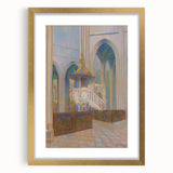Modern Wall Art: Cathedral Interior - Architectural Elegance