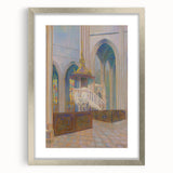 Modern Wall Art: Cathedral Interior - Architectural Elegance