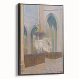 Modern Wall Art: Cathedral Interior - Architectural Elegance