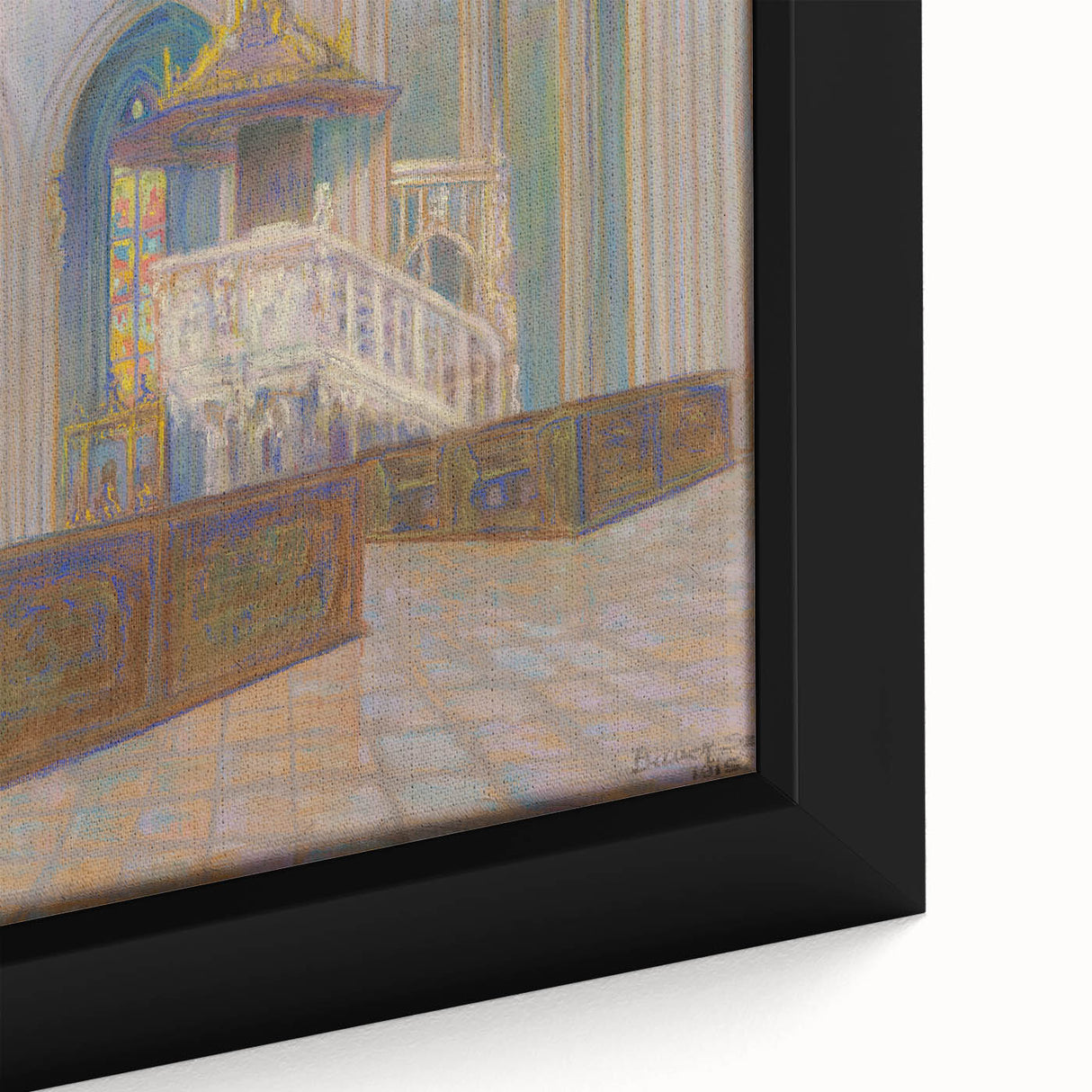 Modern Wall Art: Cathedral Interior - Architectural Elegance