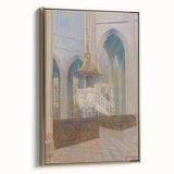 Modern Wall Art: Cathedral Interior - Architectural Elegance