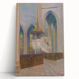 Modern Wall Art: Cathedral Interior - Architectural Elegance
