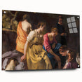 Baroque Art Print - Classic Scene with Elegant Figures and Warm Tones