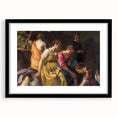 Baroque Art Print - Classic Scene with Elegant Figures and Warm Tones