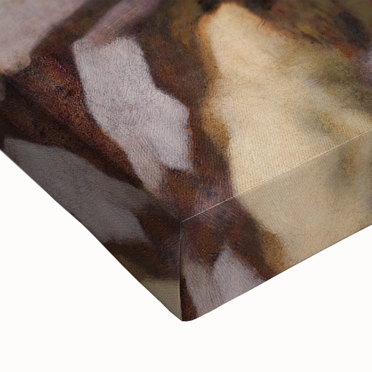 Baroque Art Print - Classic Scene with Elegant Figures and Warm Tones