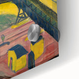 Expressionist Art: View from the Window by Kirchner Canvas Print