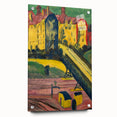 Expressionist Art: View from the Window by Kirchner Canvas Print