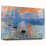 Iconic Impressionist Art - Monet's Impression, Sunrise, Framed Print