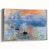 Iconic Impressionist Art - Monet's Impression, Sunrise, Framed Print