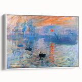 Iconic Impressionist Art - Monet's Impression, Sunrise, Framed Print