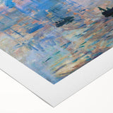 Iconic Impressionist Art - Monet's Impression, Sunrise, Framed Print