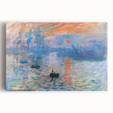 Iconic Impressionist Art - Monet's Impression, Sunrise, Framed Print