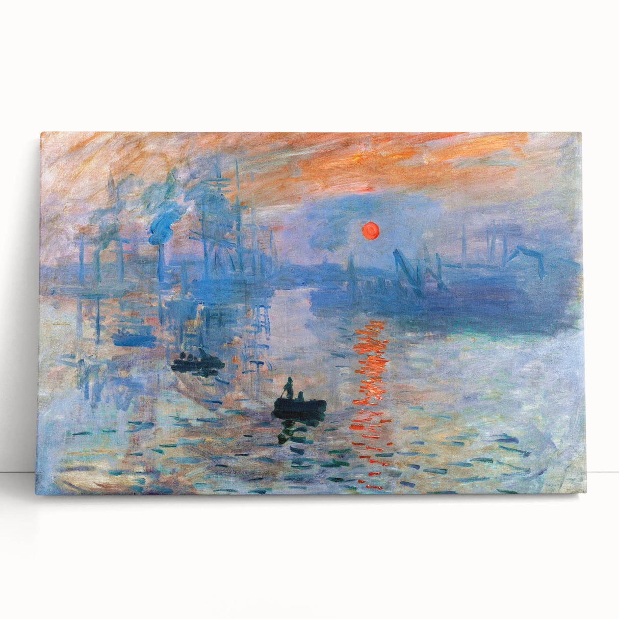 Iconic Impressionist Art - Monet's Impression, Sunrise, Framed Print