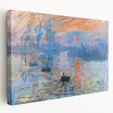Iconic Impressionist Art - Monet's Impression, Sunrise, Framed Print
