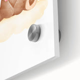 Girls Bedroom Art - Christmas Teddy Bear on Cloud Wall Decor