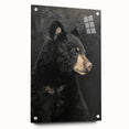 Framed Canvas Art for Children - Majestic Black Bear Print