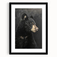 Framed Canvas Art for Children - Majestic Black Bear Print