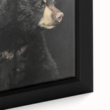 Framed Canvas Art for Children - Majestic Black Bear Print