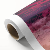 Landscape rolled canvas art showcasing vibrant canyons in rich earth tones, perfect for home decor. Packaged securely in a durable cardboard tube for safe delivery.