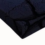 Vibrant close-up of a stretched canvas artwork depicting a stunning desert landscape, showcasing rich colors and intricate textures, ideal for home decor.