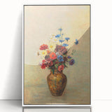 Modern Wall Art: Odilon Redon’s Vibrant Flowers in a Vase