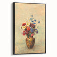 Modern Wall Art: Odilon Redon’s Vibrant Flowers in a Vase