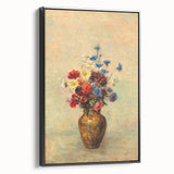 Modern Wall Art: Odilon Redon’s Vibrant Flowers in a Vase