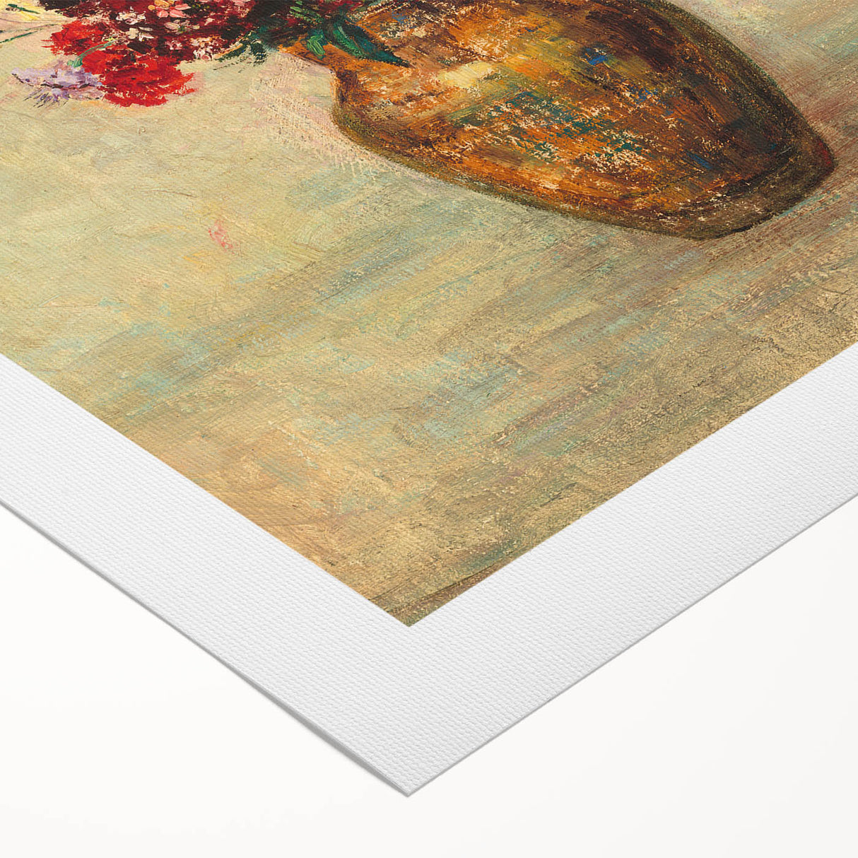 Modern Wall Art: Odilon Redon’s Vibrant Flowers in a Vase