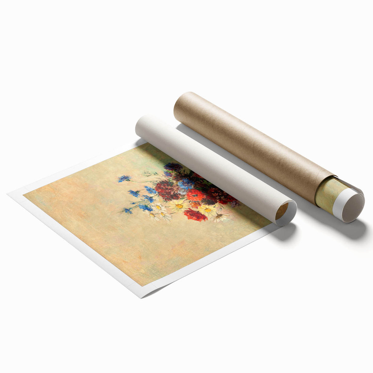 Modern Wall Art: Odilon Redon’s Vibrant Flowers in a Vase