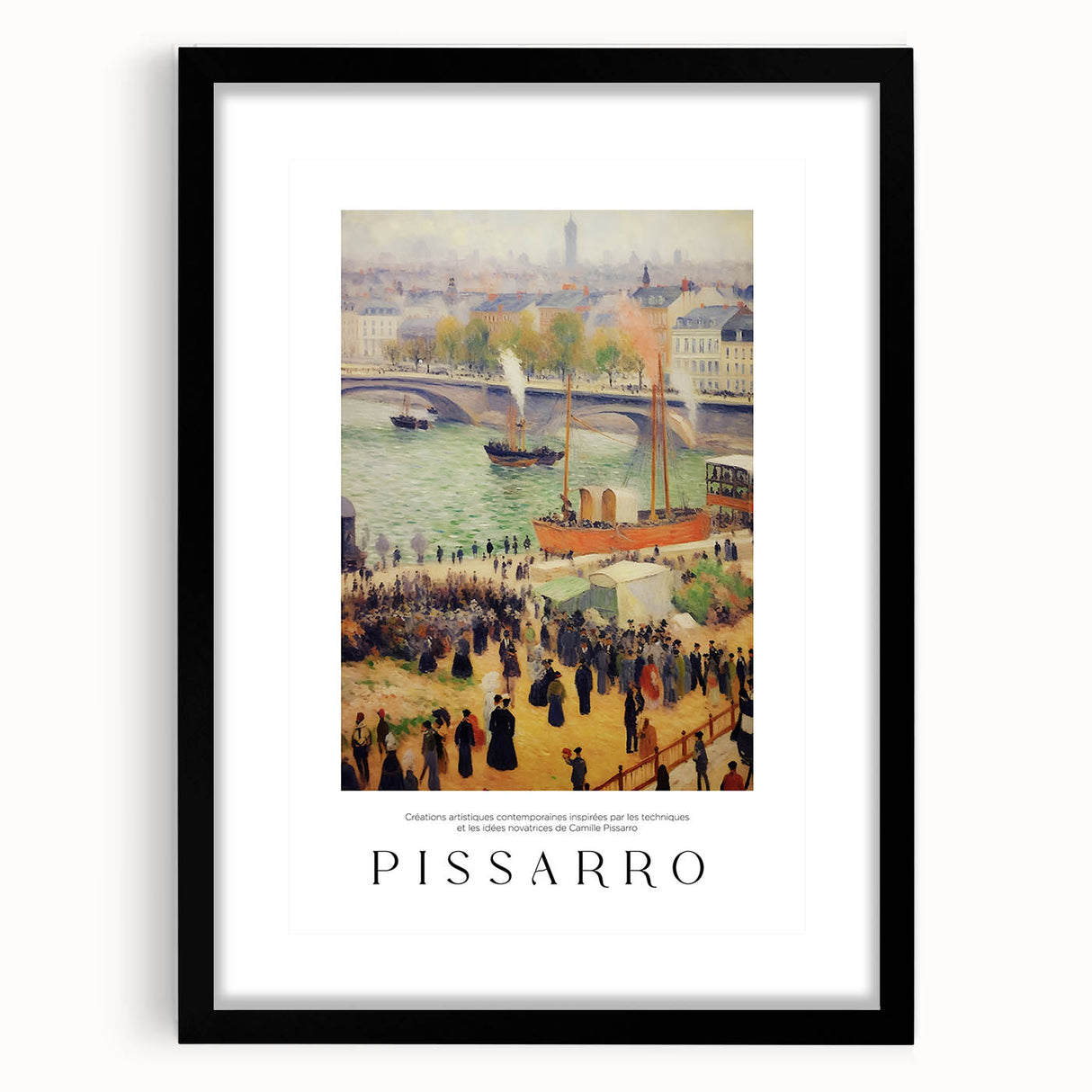 Extra large abstract art print featuring a textured, colorful design on a framed black canvas, ideal for living room decor.