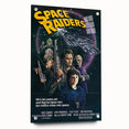 Retro Wall Art - Space Raiders Movie Poster - 80s Sci-Fi Vintage Prints
